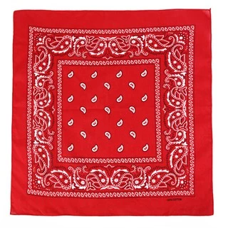 BANDANA SUPER FASHION TAMANHO VERMELHO 55×55cm