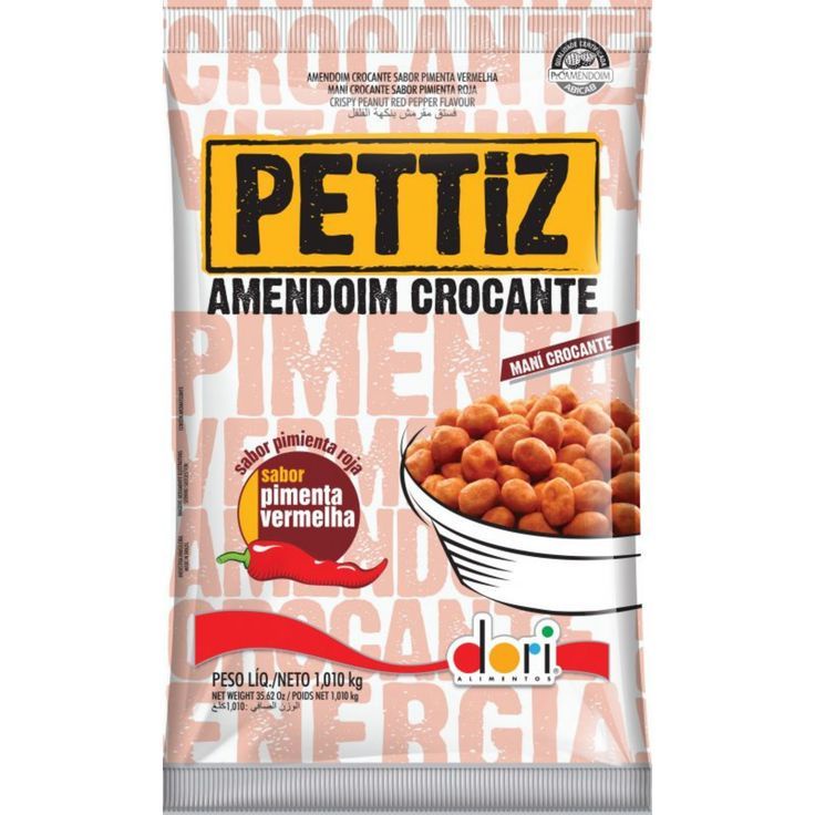 Amendoim Picante de Pimenta Vermelha 1,010 Kg Dori