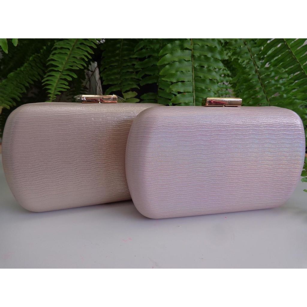 Clutch Bolsa Carteira Festa Casamento Debutante Gloss Nude Pink