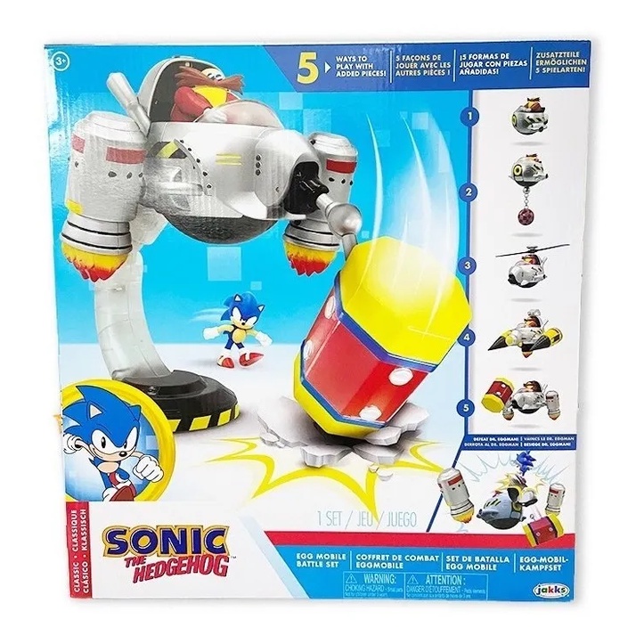 Boneco Sonic Classic Strech Original Estica Até 40cm