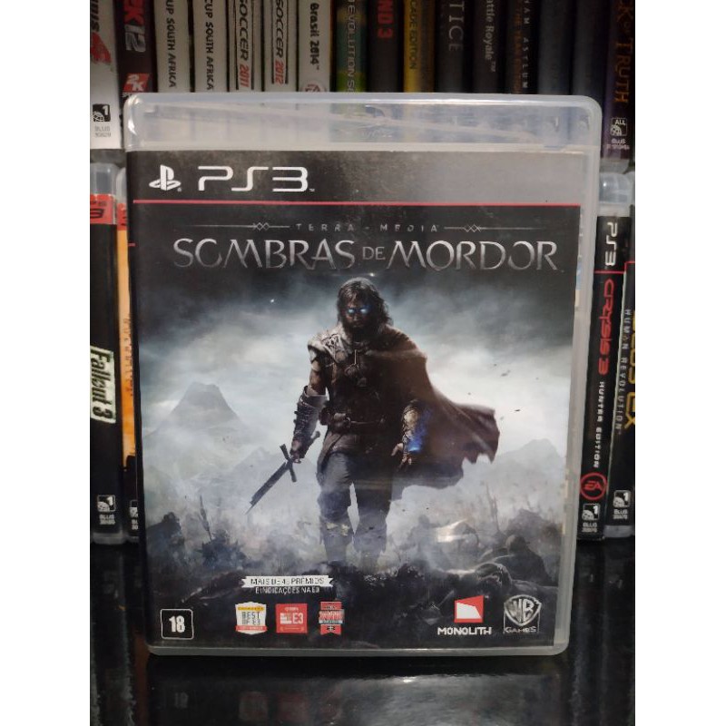 Sombras de Mordor Ps3 Mídia Física Original Play 3 Playstation 3 Jogos Ps3, Jogo de Videogame Sony Usado 91626618