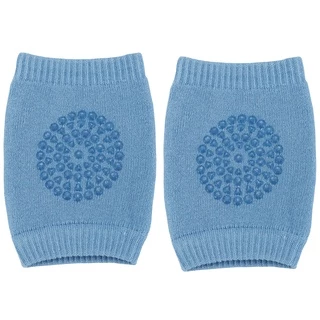 Joelheira Bebê Engatinhar Antiderrapante Azul 14555 - Buba