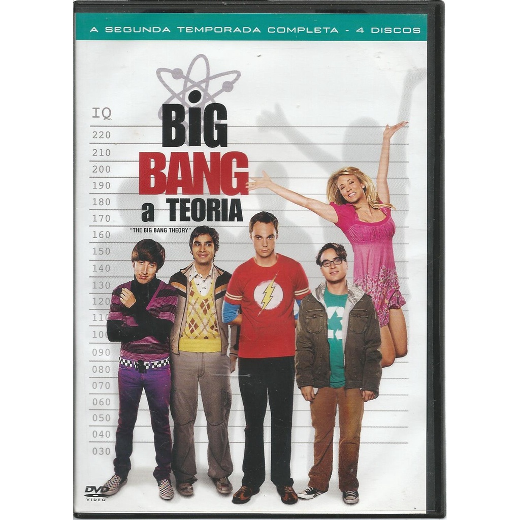 Dvd Big Bang A Teoria, Segunda Temporada Completa 4 Discos | Shopee Brasil