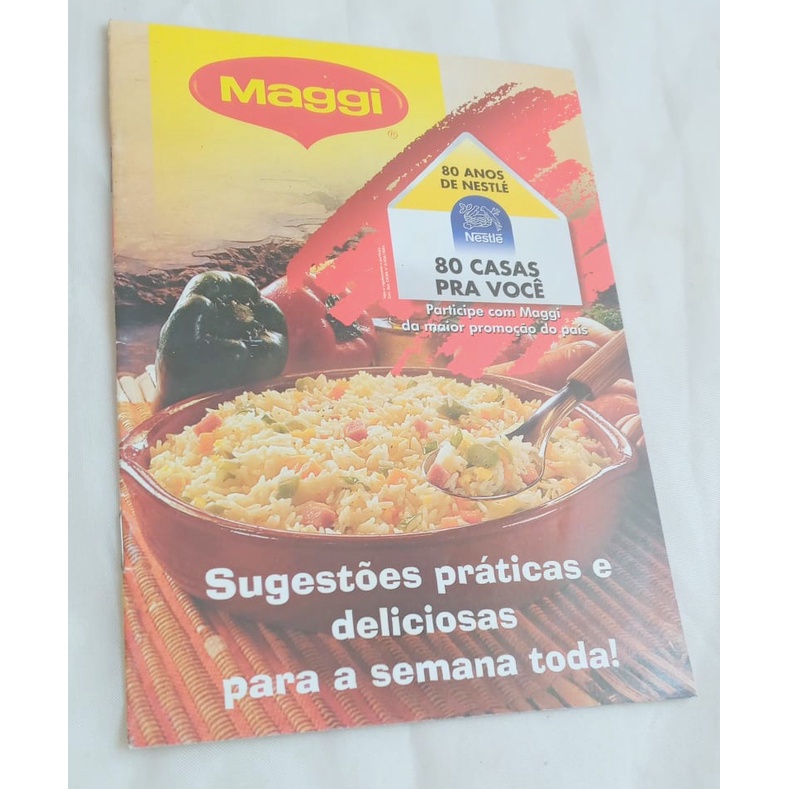 Revista Maggi Sugestões Práticas Deliciosas Para A Semana | Shopee Brasil