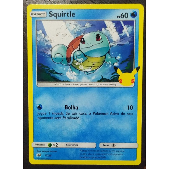 Coleção Completa Cartas Pokémon Mc Donalds 25 anos - 25 cartas comuns