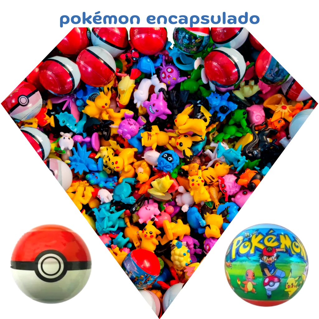 Brinquedo para Montar Pokemon Pokebola Sortidos - Planeta