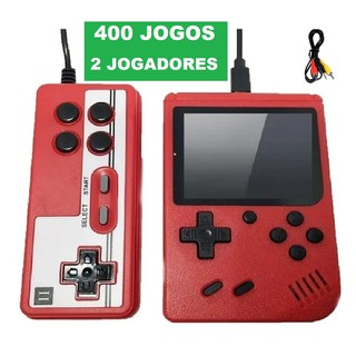 Video Game Portátil SUP Com Controle 2 Jogadores 400 Jogos Mario Pac man  Donken Mini Box Plus - Escorrega o Preço