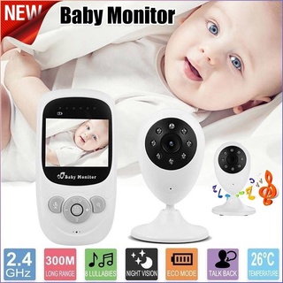 Baby Monitor SP880 Câmera De Segurança Com Visão Noturna Intercomunicador Sem Fio De 2,4 Polegadas Vídeo Áudio Detecção De Temperatura