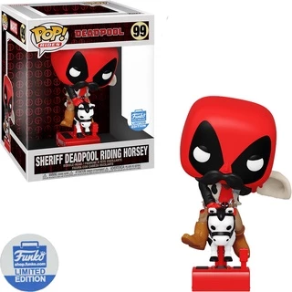 Funko Pop Rides Marvel Deadpool Exclusive - Sheriff Deadpool Riding Horsey 99 Novo Original em Oferta na Shopee