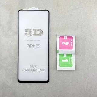 Película De Vidro 3D Moto G60 Cobre Toda a Tela Full Cover