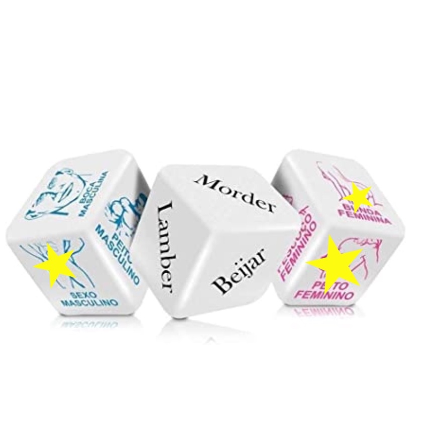 DADO ERÓTICO POSIÇÕES Hétero e lgbt Jogos Sexuais Sex Shop