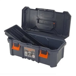 Caixa Maleta Para Ferramentas Com Bandeja 18" Cinza Metasul
