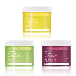 neogen dermagia pha guaze peeling 30pads 3type 190g em Oferta na Shopee