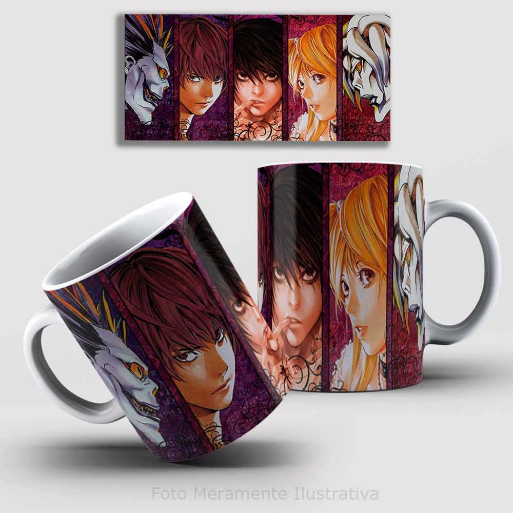 Death note anime personagens  Produtos Personalizados no Elo7