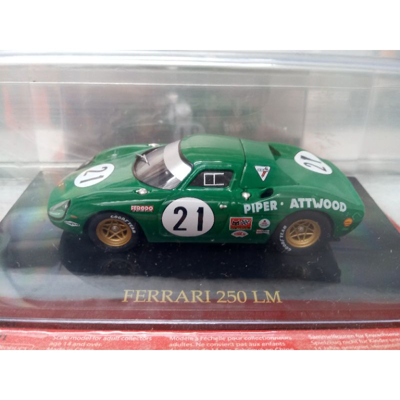 Ferrari 250 LM 1/43 Ixo 10Cm Comprimento