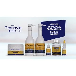 Kit Tratamento Pronovin Kpriche Cresce Cabelo Anti Queda