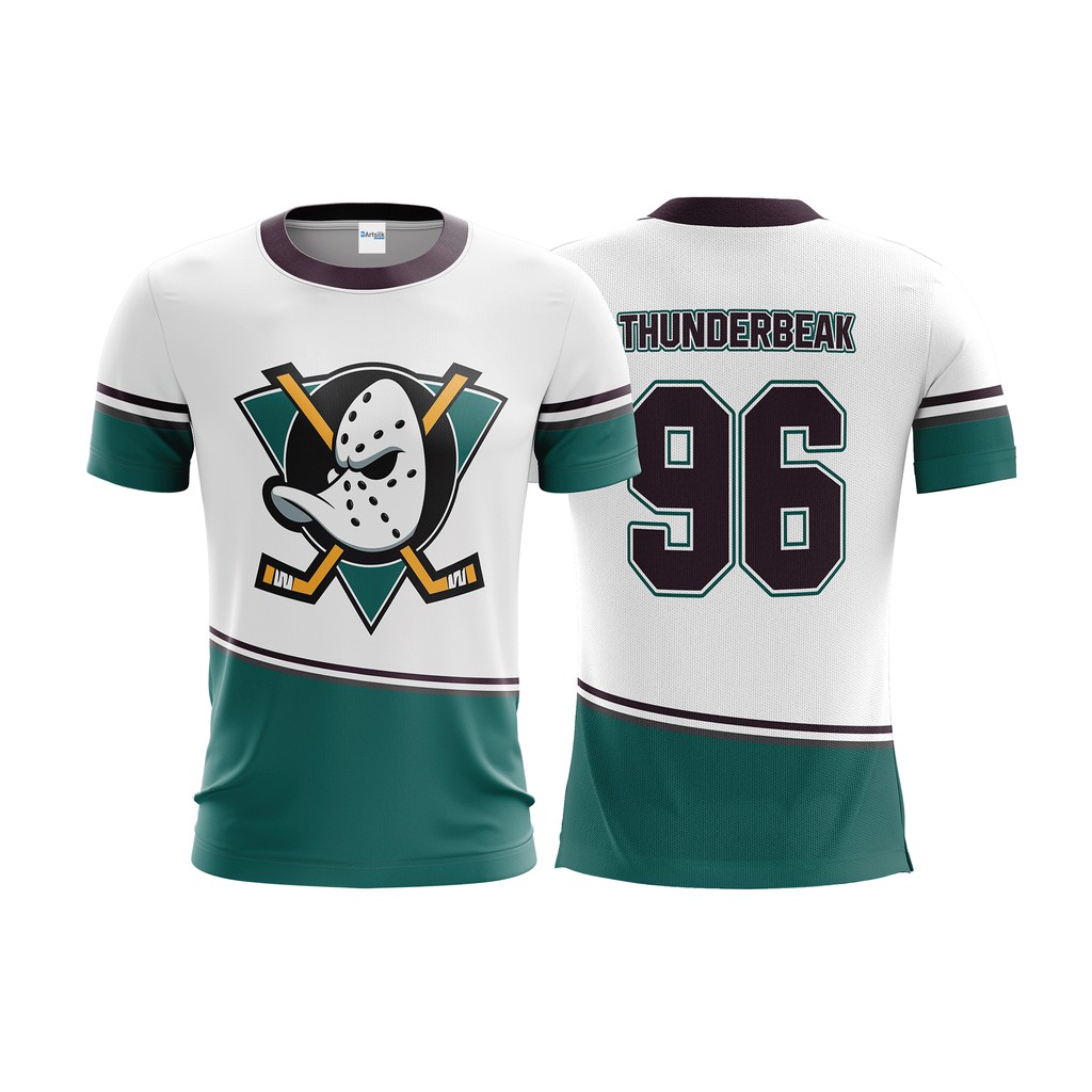 Camiseta Super Patos (Mighty Ducks) Sublimação Total Dryfit Sport