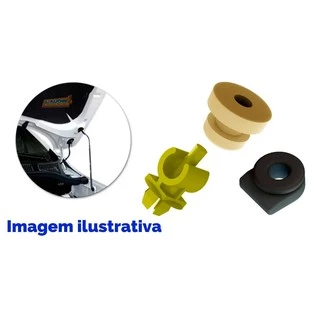 Kit Suporte Presilha Grampo Descanso Vareta Capo Fox Crossfox Spacefox Todos