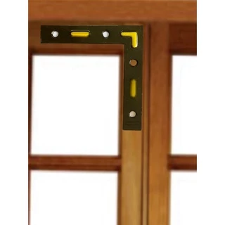 Kit Com 8 Cantoneira L Para Porta Janela Solufer 100x100mm