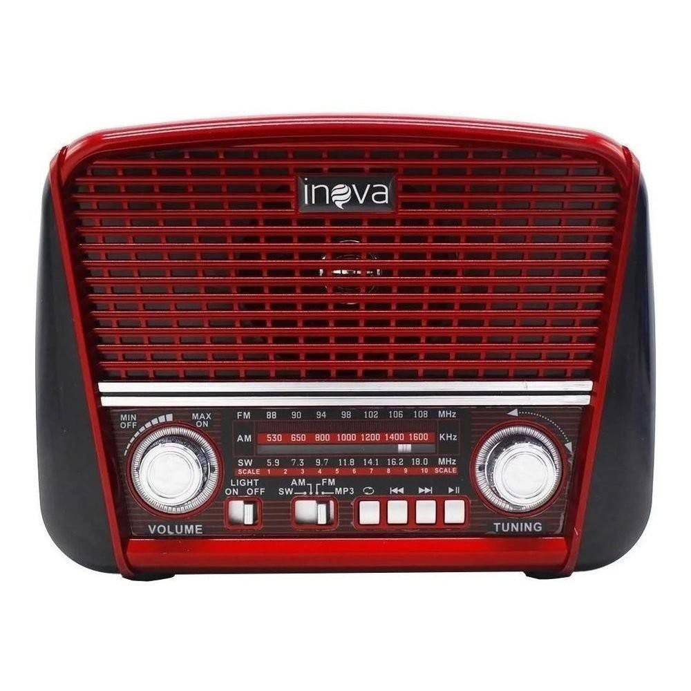 Rádio Inova FM/AM Usb/sd/tf Recarregável RAD-8391 | Shopee Brasil