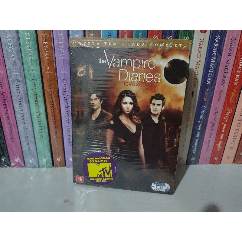 Coleção BOX de 6 livros THE VAMPIRE DIARIES Diários do Vampiro (CV1166)