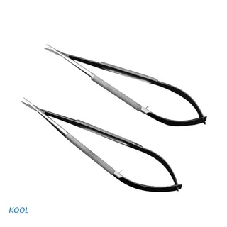 Kool Microscopic Tesoura Forcep Sonda Gancho Espátula 12cm Aço Inoxidável