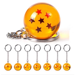 Chaveiro Das Esferas do Dragão do Dragon Ball Z / Chaveiro com pingente de Bola de Cristal de Anime DBZ