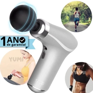 Massageador Eletrico Profissional Pistola Gun 8 ponteiras Garantia 1 Ano  Varias Cores Led em Oferta na Shopee