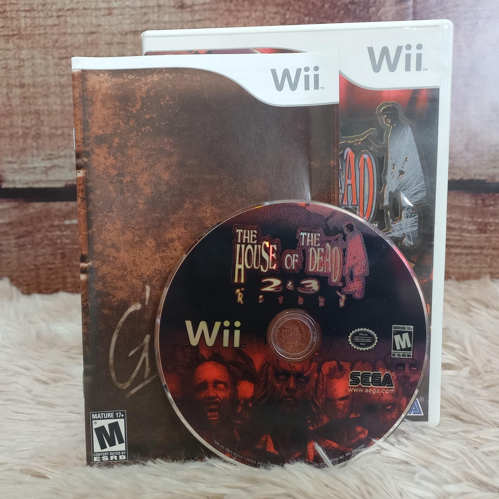 Jogo The House of the Dead 2 & 3 Return Original Nintendo