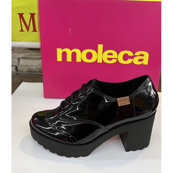 Sapato Feminino Moleca Oxford Mocassim Plataforma 5777101 - Sportlins -  Calçados e Esportes