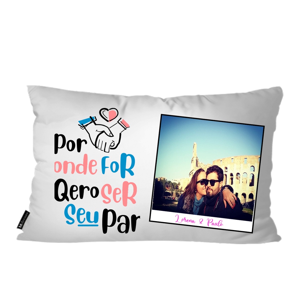 Almofada Personalizada com Fotos 20X30 cm / Mini Almofada Personalizada ...