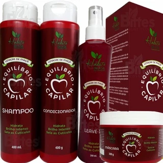 Kit Capilar Vinagre de Maça Hábito Brasil Cosméticos