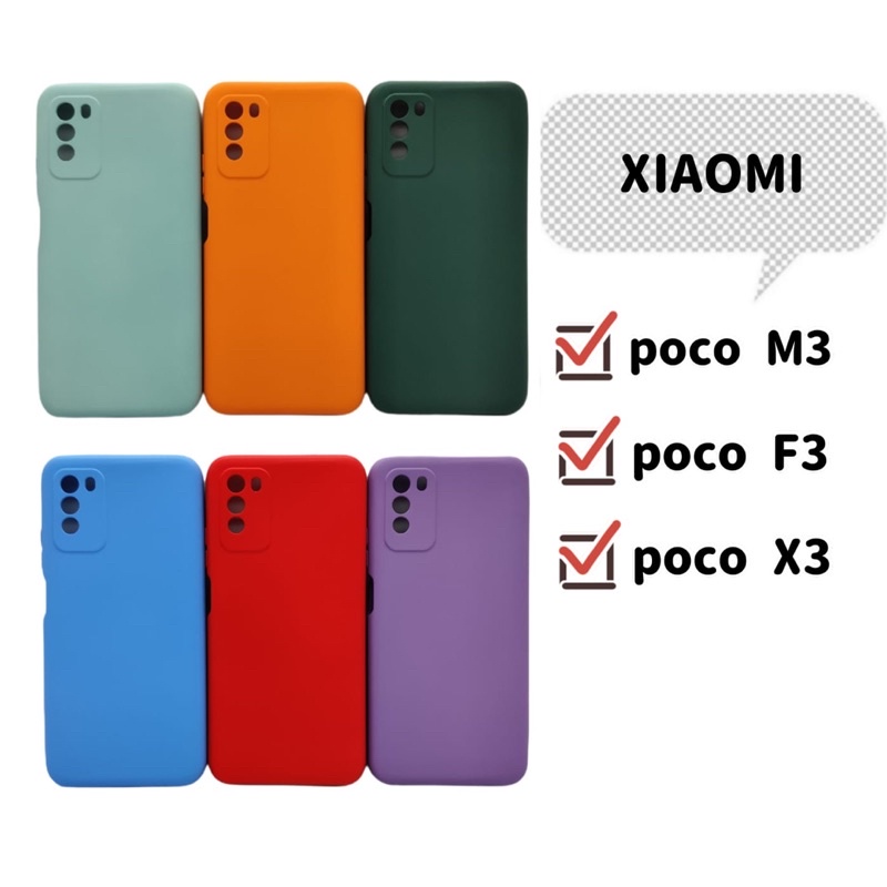 Capa Capinha Xiaomi Poco X3 Pro F3 M3 Silicone Com Aveludada Case Para Xiaomi