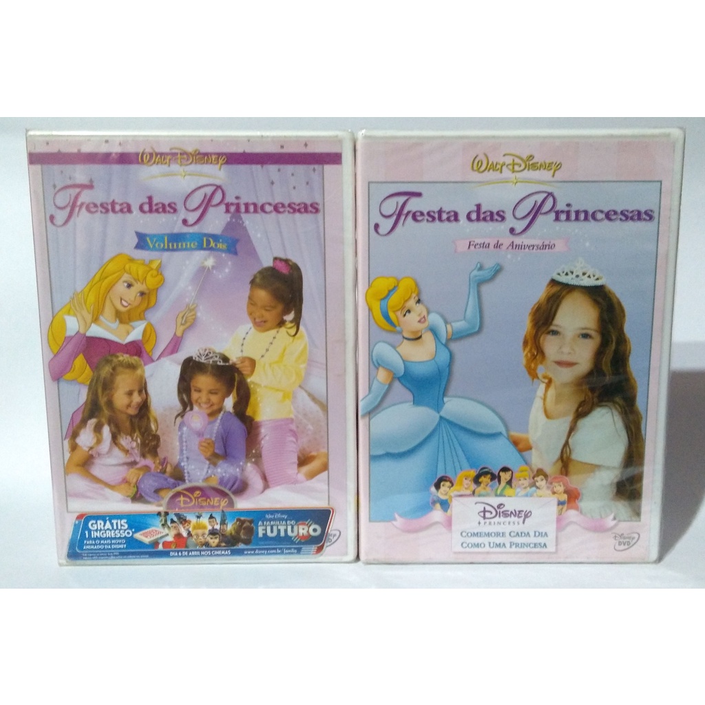 Dvd Festa Das Princesas Disney - Jogos Especiais Aniversário