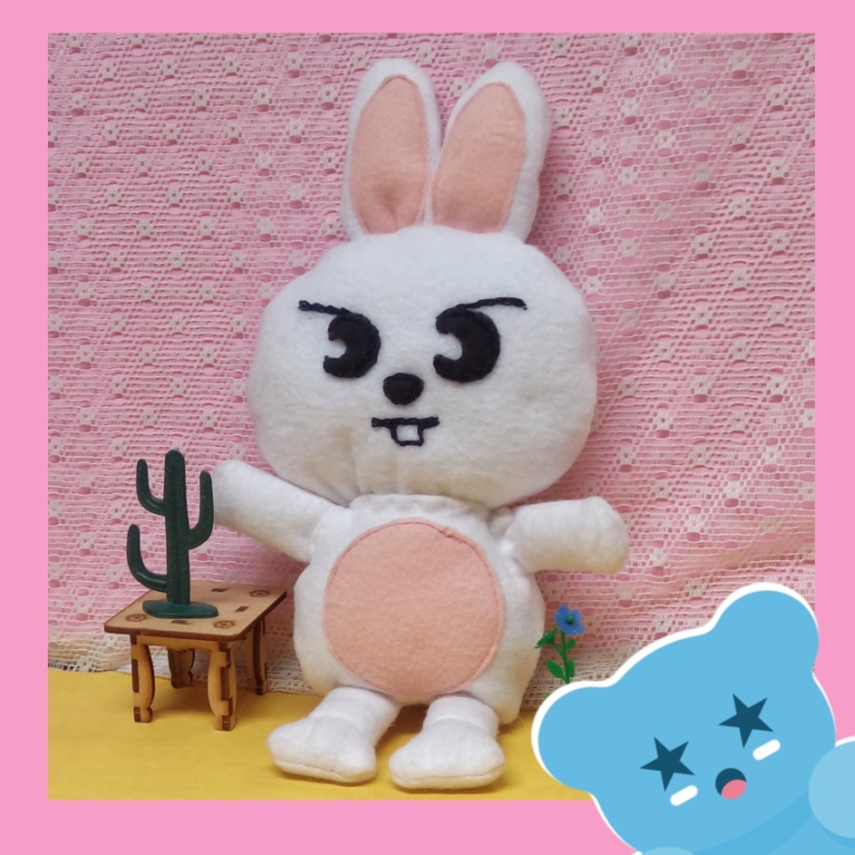 SKZ Stray Kids Lee Know SKZOO Leebit Plush Pelúcia Fanmade