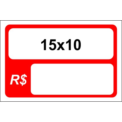 10 Placas De Preço Reutilizável Para Açougues E Supermercado