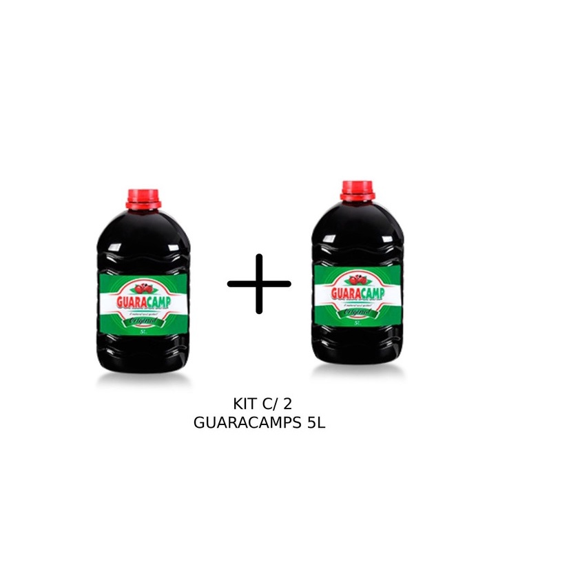 Xarope Guaracamp Guarana natural 10 litros- 2 Bombonas