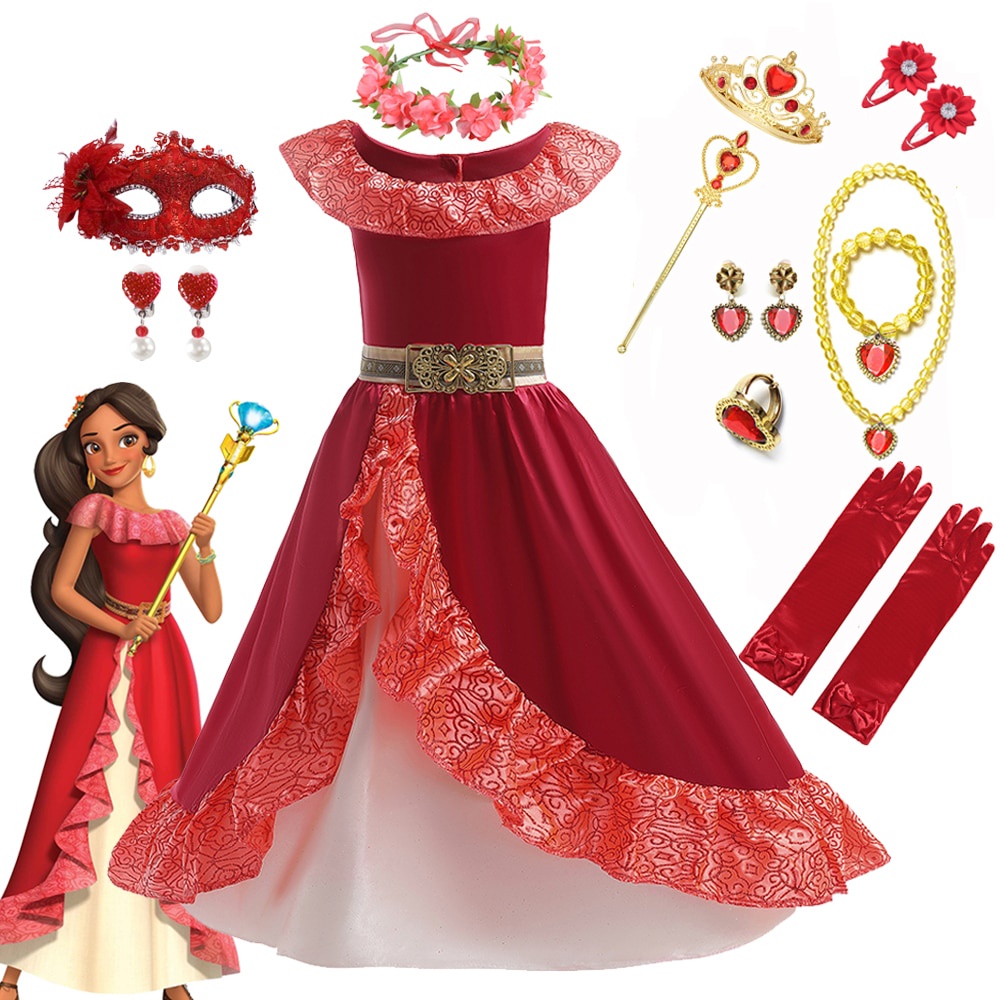 Vestido da princesa 2024 elena de avalor