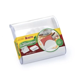 Porta Guardanapos de Mesa Keita - Tampa retrátil que protege o guardanapo. Muito mais higiênico.