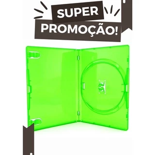 30 Estojo Capa Caixa Box Dvd Verde Amaray X BOX 360