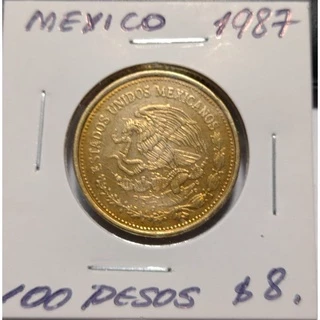 MEXICO 1987 - 100 PESOS - BRONZE - C8899