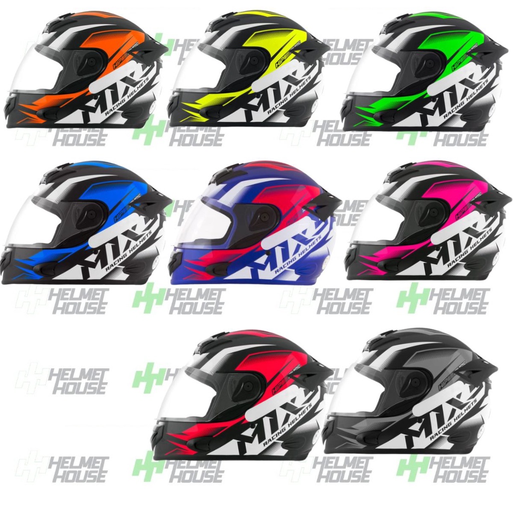 Capacete Moto Mixs Fokker Mx2 Storm Fundo Brilhante Pro Tork Cores