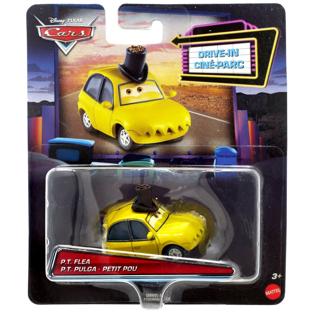 Disney Cars P.t. Flea Drive in Cine Filme Carros Mattel Shopee