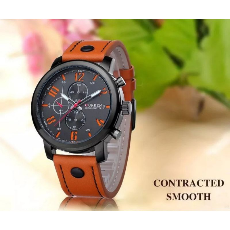 Relogio Masculino Curren Militar De Luxo Quartzo Modelo 8192 Shopee Brasil