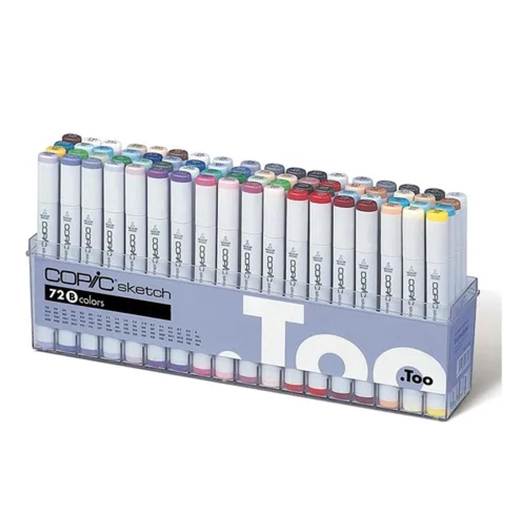 Estojo Box Copic Sketch Markers 72 Cores Set B | Shopee Brasil