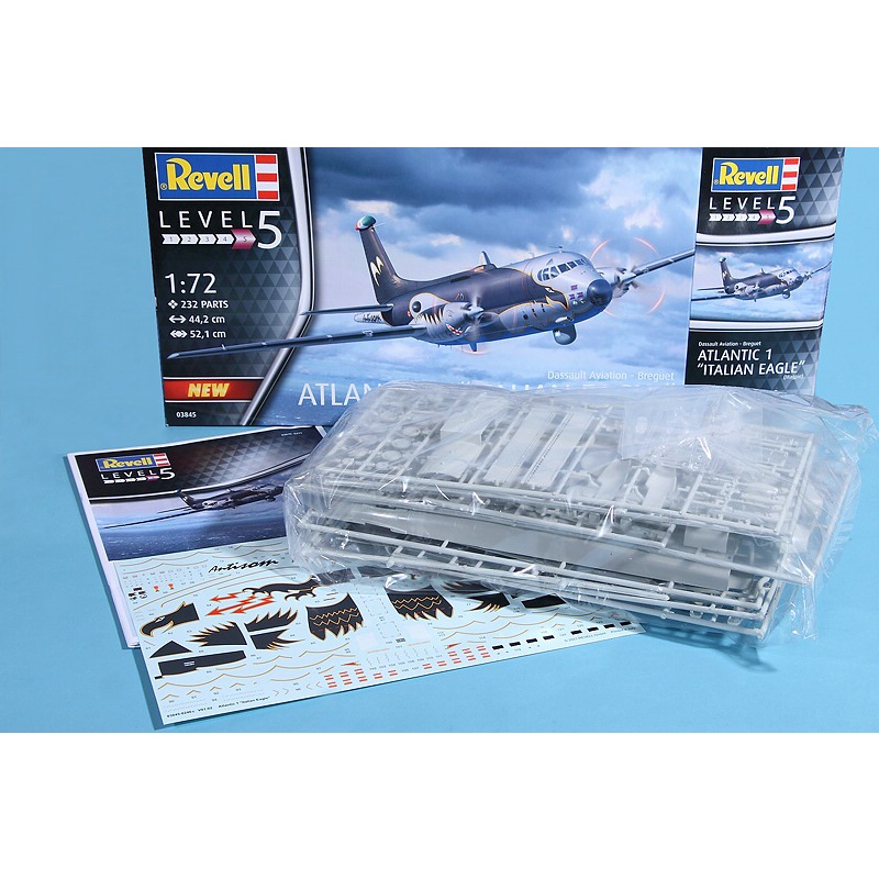 Maquette Avion Breguet Atlantic 1 Italian Eagle 1/72 - Kit Détaillé Italeri