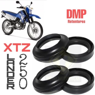 Retentor De Bengala + Guarda Pó Lander 250 / Xt 600 (kit 4 peças)