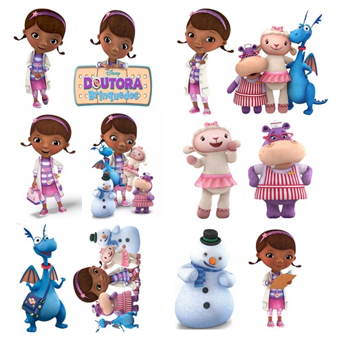 Doutora Brinquedos - 10 Displays de festa 30cm Totens | Shopee Brasil