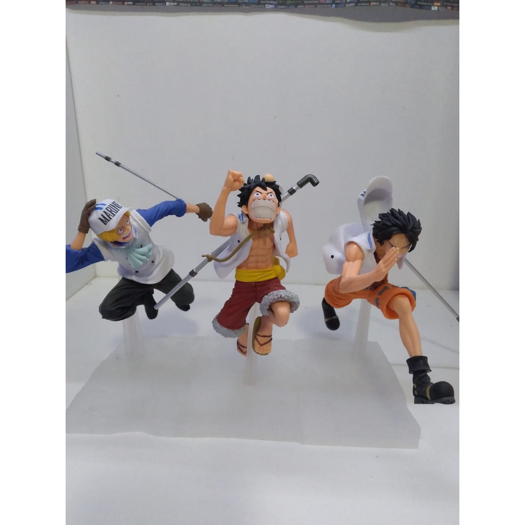 Pacote Tr S Irm Os Anime One Piece Cm Shopee Brasil