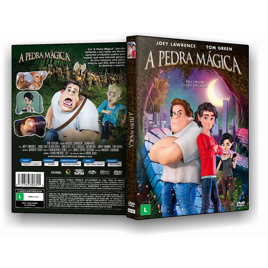 Dvd A Pedra Mágica (dublado E Legendado) | Shopee Brasil